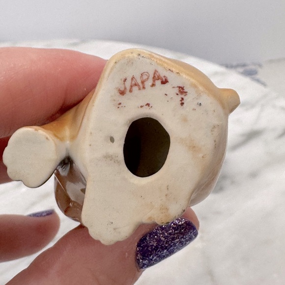 Vintage mid century modern Ceramic Dog Figurines from Japan 1950s 1960s - Picture 4 of 8